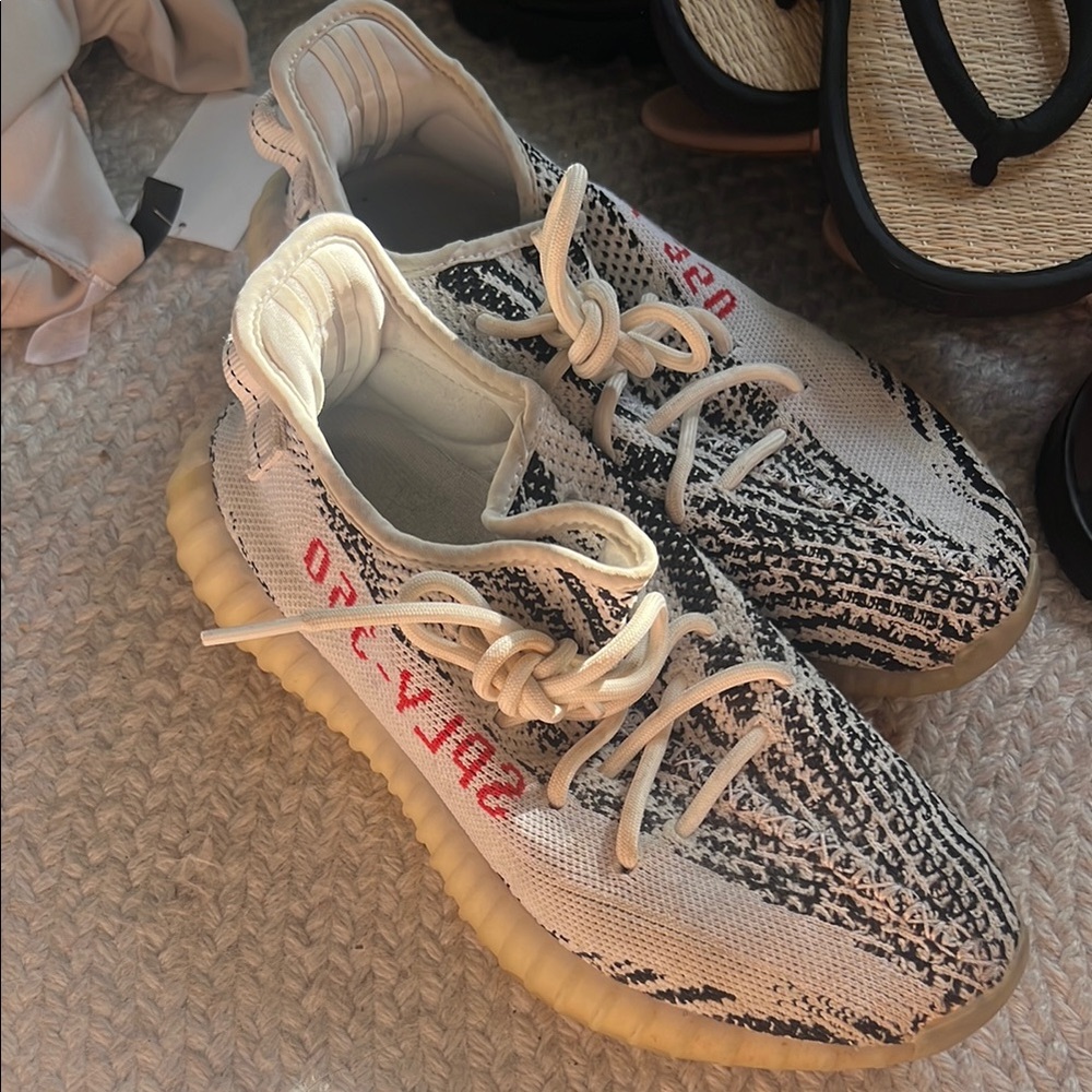 Adidas Yeezy Boost 350 V2 in Black and White